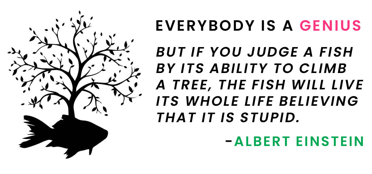 fish in trees quote